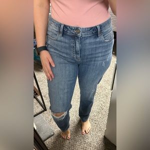 Cosmic Blue Love Adrianna Boyfriend Distressed Jean - purchased from stitch fix